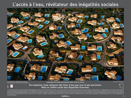Lotissement de villas avec piscines dans le Var en France